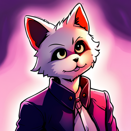 Colorful avatar featuring a furry character with vibrant fur and expressive eyes.