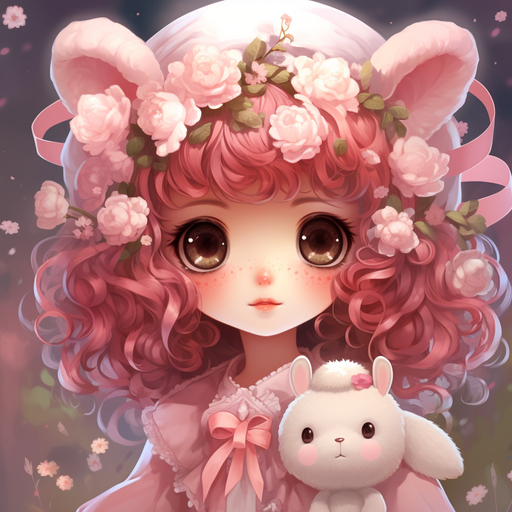 My Melody, a cute and aesthetic profile picture.