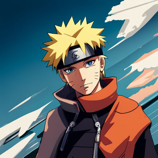 Naruto-inspired profile picture with intricate details.