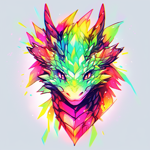 Litograph-style dragon profile picture.