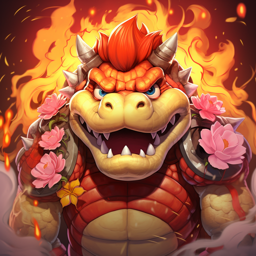 Kawaii Bowser profile picture with a cute and playful design.