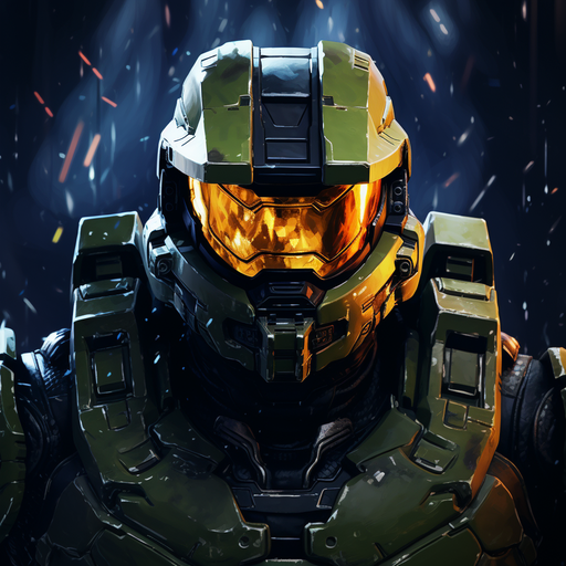 Master Chief in punkcore style pfp.