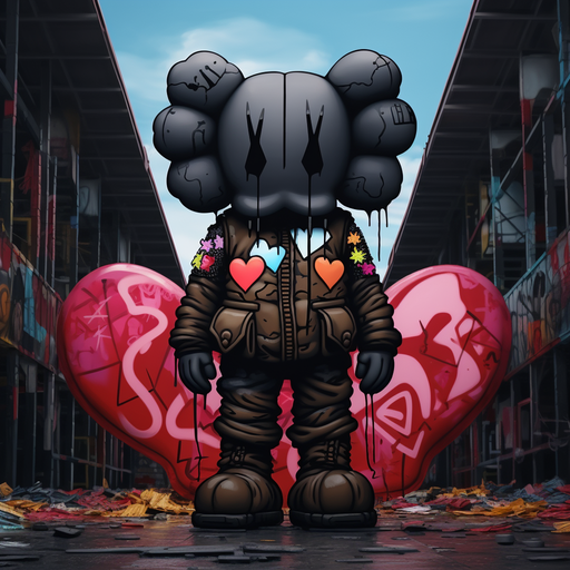 KAWS-inspired cartoon profile picture.