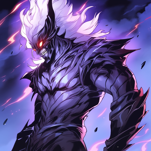 Garou, a monster character, depicted in a profile picture style image.