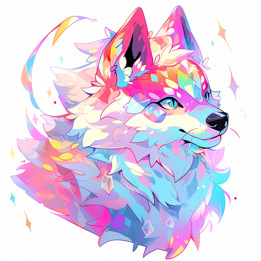 Anime-style dog profile picture.