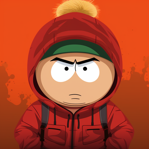 Angry Cartman from South Park pfp in classic style.